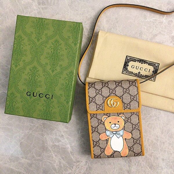 大人気 限定コラボ★KAI x グッチ テディベア ミニバッグ偽物 660161 2YMAG 8695