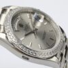 送料込 ロレックス 時計 コピー デイデイト シルバー 36mm roc74154