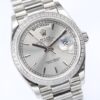 送料込 ロレックス 時計 コピー デイデイト シルバー 36mm roc74154