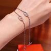 【エルメス】ブレスレットコピー New Farandole ホワイトゴールド ダイヤ erf36348