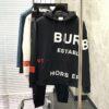 ☆超人気☆バーバリー オーバーサイズ  ロゴプリント パーカー 偽物 Bab67038