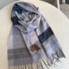日本未入荷 グッチ x ノースフェイ チェック コピーカシミヤ スカーフ gug84218