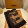 日本未入荷バーバリー コピー リバーシブル ロゴジャカード カシミアスカーフ Bah28611