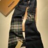 送料込バーバリー リバーシブル チェック カシミアスカーフ 偽物 Bah16936
