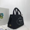 人気[プラダ] カナパ x レザー トートバッグ偽物 / ショッピングバッグ 1BG439 pus76012