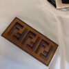 争奪戦 フェンディ 刺繍 ジャージー 半袖 Tシャツ fex21666