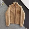 大人気!バーバリー 偽物 ロゴ入りフード付きフリースジャケット Baj13039