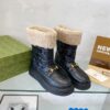 定番人気 グッチ  もこもこ ショートブーツ 偽物 gua81920