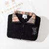 ブティック♪バーバリー ジャケット 偽物カシミアブレンドフリース Bam46335