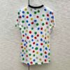 ◆草間彌生【ルイヴィトン 偽物】LV × YK ペインティッド ドット Tシャツ 1AB90E