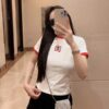 希少 シャネル ロゴ コットン Tシャツ 偽物 shc04927