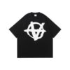 【ヴェトモン 偽物】ロゴ コットン オーバーサイズ Tシャツ目を惹くカラー vuw95617