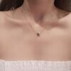 ブシュロン キャトル ブルー ペンダント 偽物 スモール JPN00635